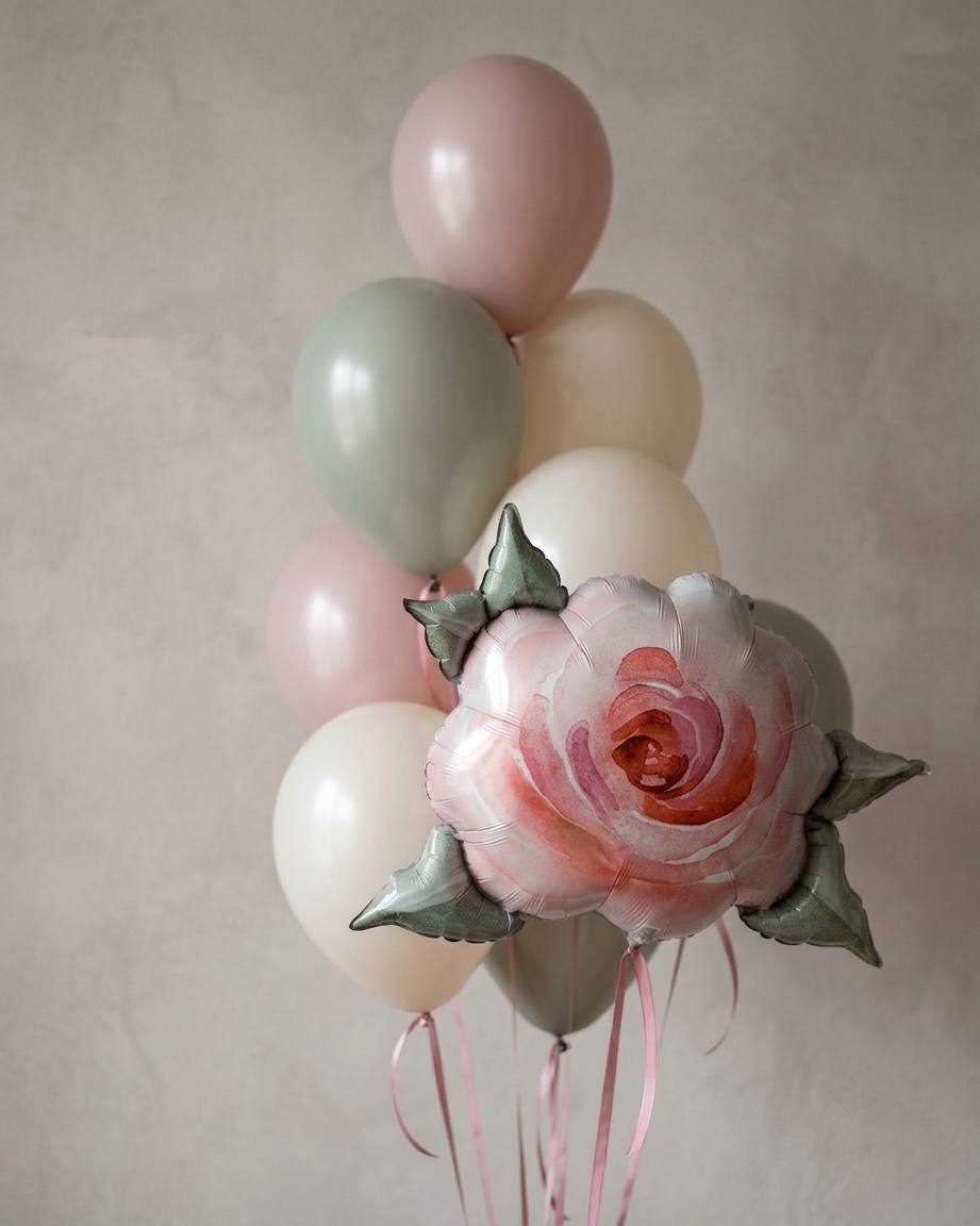 Сет шаров «Нежная роза»